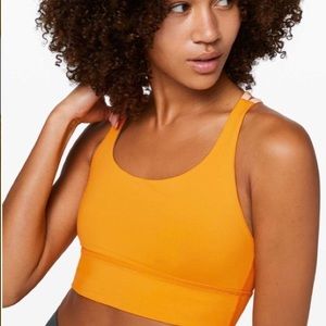 Lululemon Athletica Bold Orange Sports Bra